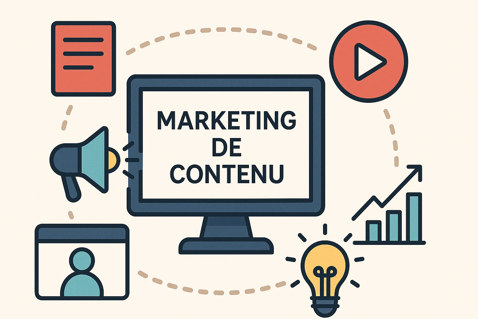 présentation marketing de contenu