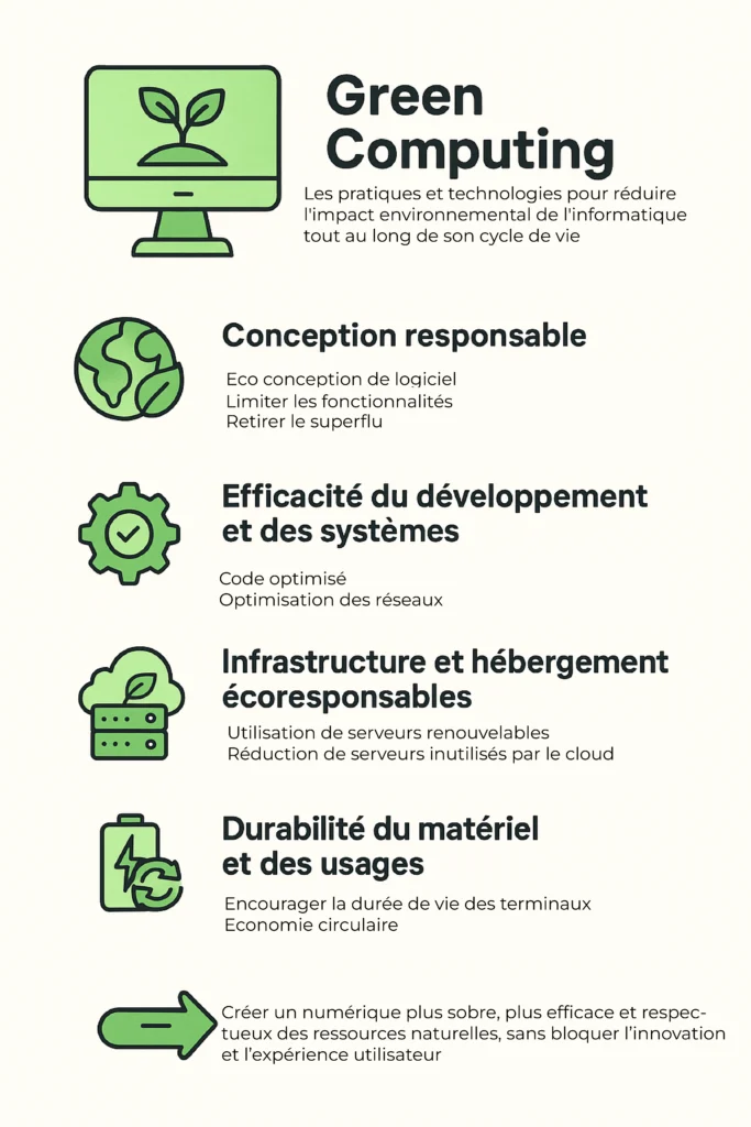 Informatique verte et durable Green computing